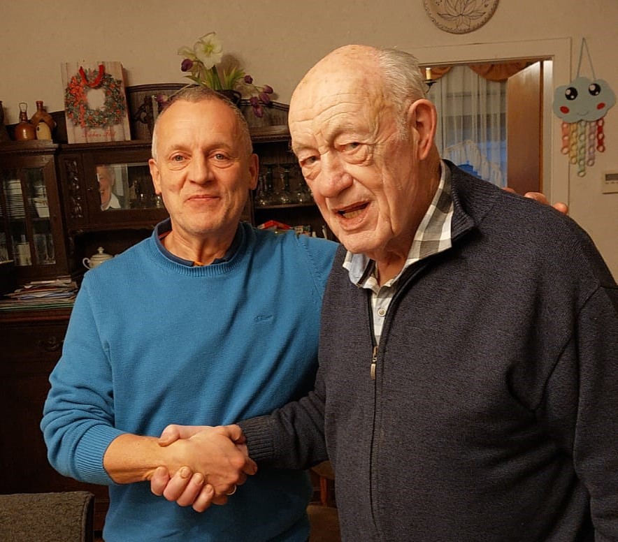 Besuch vom Vorstandsvorsitzenden.
<br>Foto:Bernhard Gro